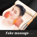 Heißer Verkauf Ganzkörper-Nacken-Rücken-Nacken-Massagekissen Shiatsu-Infrarot-Auto-Heimmassagekissen mit Heizung